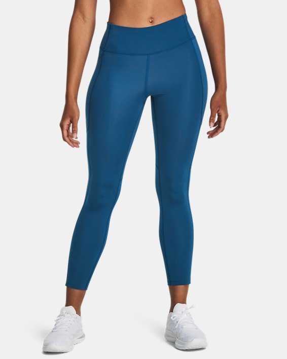 Women's UA Launch Ankle Tights in Blue image number 0